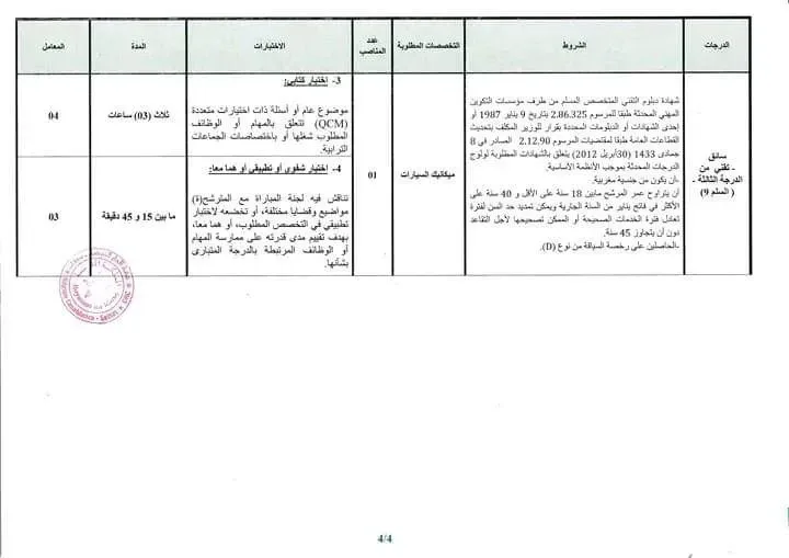 Concours 2024 du Conseil Régional de Casablanca-Settat