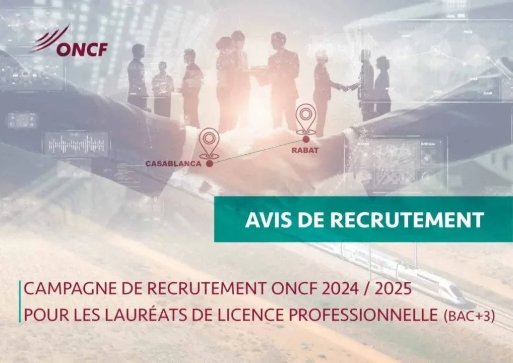 Liste des Candidats Convoqués au Concours Écrit de l’ONCF 2025 – 170 Postes à Pourvoir !